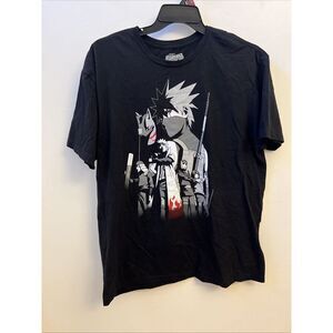 Naruto Shippuden Graphic T-Shirt Ripple Junction‎ Black Size XL